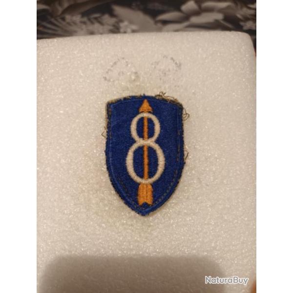 Patch arme us 8TH INFANTRY DIVISION ww2 ORIGINAL 2