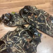 CANIHUNT Gilet Flottaison NéoPro V2 - Néoprène Camouflage, Support Caméra, Sangles Réglables (Taille L)