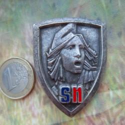 insigne militaire collection vintage SN Service National (Fraisse)