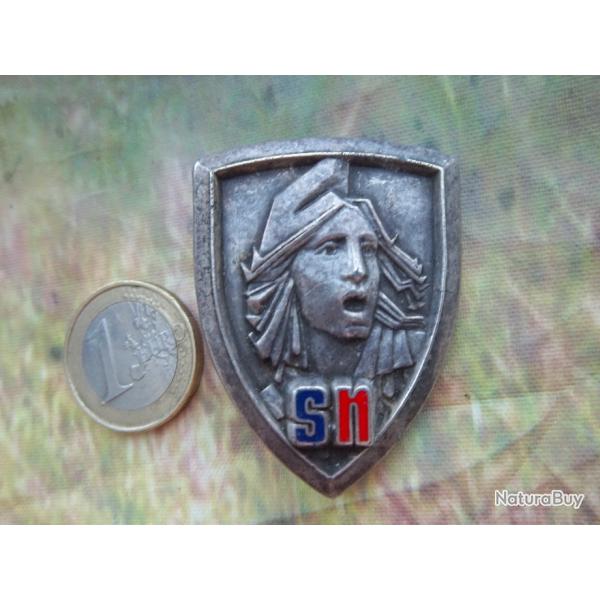 insigne militaire collection vintage SN Service National (Fraisse)