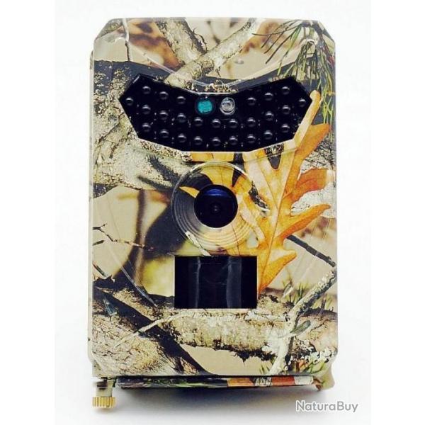 Camra de Chasse 12MP Infrarouge Vision Nocturne tanche Camouflage Miniature Surveillance Animaux