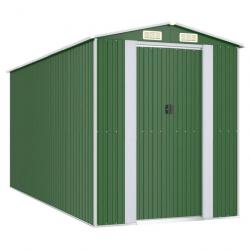 Abri de jardin cabane cabanon maison de stockage remise extérieur hangar outils robuste 192 x 440 x