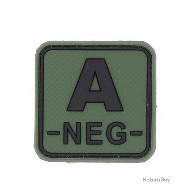 Pacth 3D groupe sanguin A -NEG- OD velcro