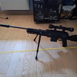 Carabine à plombs Black ops type sniper 4,5mm 19.9 joules