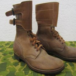 US WW2 BUCKLE BOOTS M-1943 BRODEQUINS REGLEMENTAIRES DE L'US ARMY NOS