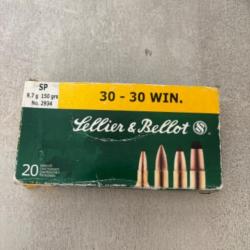 Balles 30-30 sellier bellot