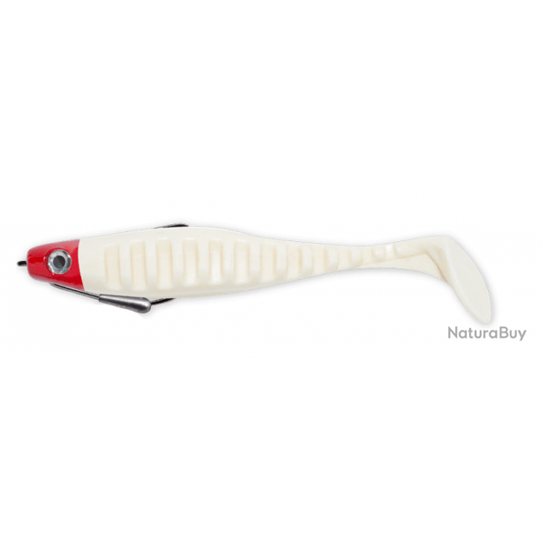 No shallow texan 9cm/4g - 061 Blanc Tte Rouge