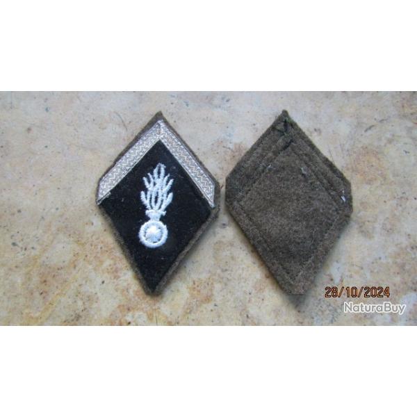 Insigne mod45 prvt militaire gendarmerie marchal des logis (sergent) non engag gendarme