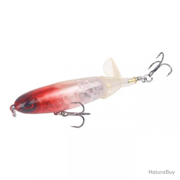 Leurre flottant Pike Hunter Popper Wobblers 13 g/15 g/35 g - Red Head / 13g