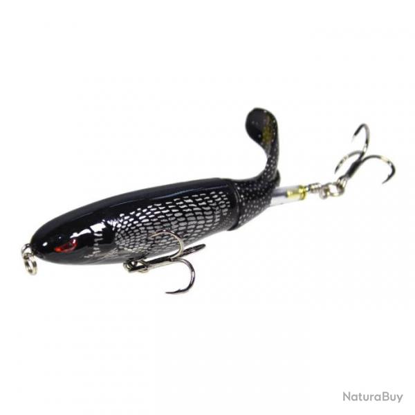 Leurre flottant Pike Hunter Popper Wobblers 13 g/15 g/35 g - Black / 35g