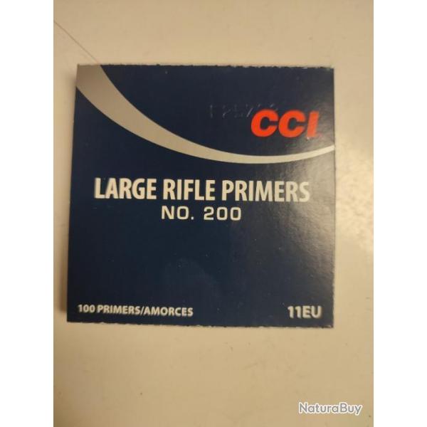 Amorces CCI large rifle n200