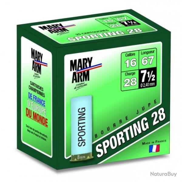 Mary Arm Sporting 16/67 28 grammes plomb de 7,5