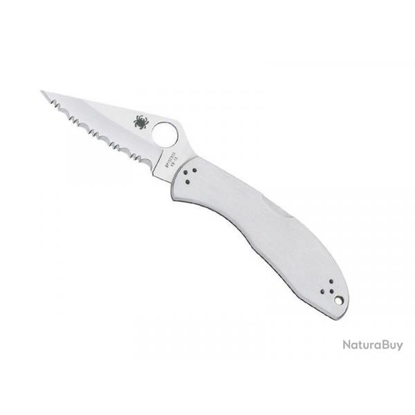 SPYDERCO DELICA 4 LAME A DENTS