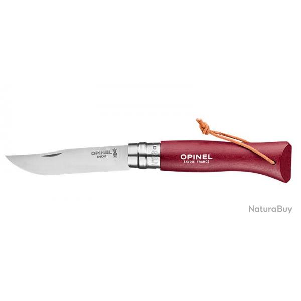 OPINEL N8 VRI GRENAT + LIEN