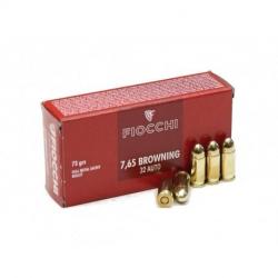 LOT 250 Munitions Fiocchi 7,65Browning (32ACP) Boite de 50 munitions Ogives 73 grains FMJ