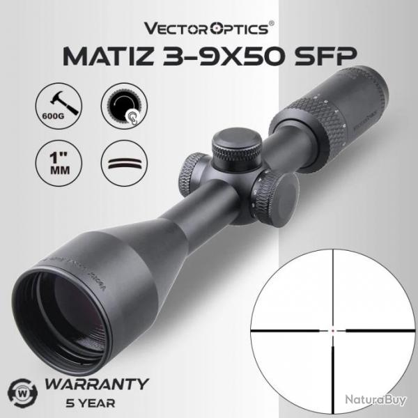 Vector Optics MATIZ 3-9X50 600G -  Paiement en 3 ou 4 fois - LIVRAISON GRATUITE