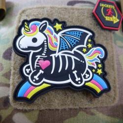Patch PVC Skeleton Unicorn COLOR JTG