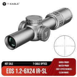 T-Eagle ER 1.2-6X24 IR ARGENT 11MM haut Paiement en 3 ou 4 fois - LIVRAISON GRATUITE !!