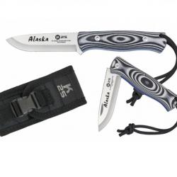 Couteau pliant bushcraft Alaska  RUI / K25 lame de 9