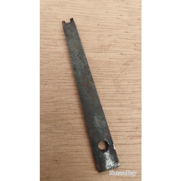 Ressort  chanette pour carabine ou pistolet ancien longueur 57 mm.