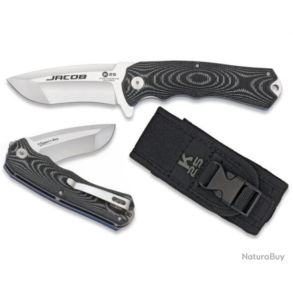 Couteau pliant militaire Jacob  RUI / K25 lame de 8.80