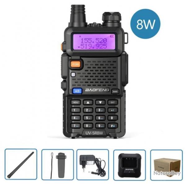 Talkie-walkie Baofeng UV-5R (8W) - LIVRAISON GRATUITE