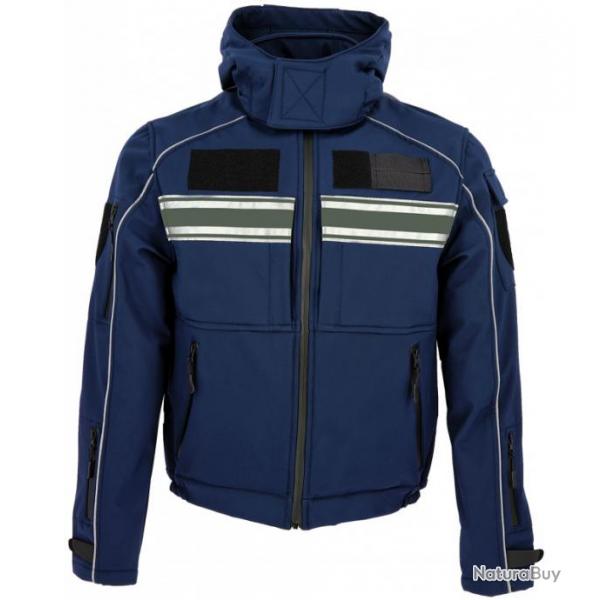 Veste softshell IRON bande verte