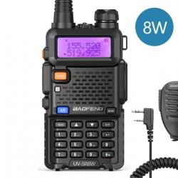 Talkie-walkie Baofeng UV-5R (8W) + Micro - LIVRAISON GRATUITE