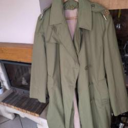 Trench-coat armée française ( peau de mouton)