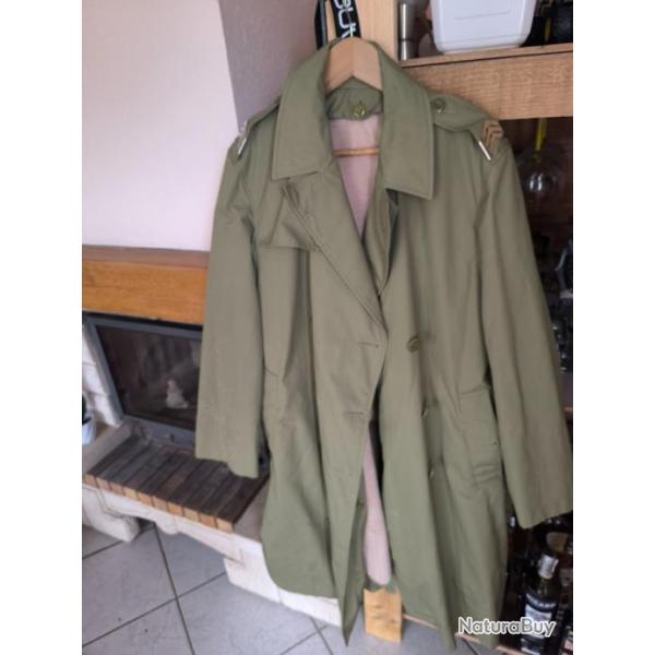 Trench-coat arme franaise ( peau de mouton)