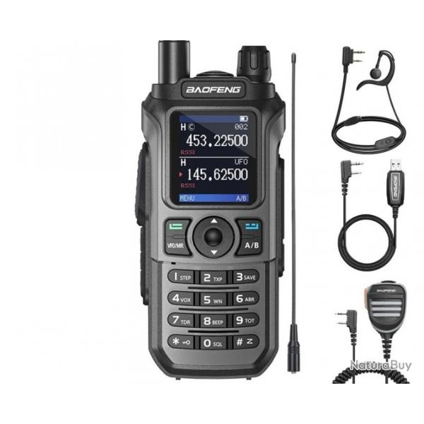 Talkie-walkie Baofeng UV-21 PRO V2 + Ecouteur, Antenne, Micro et Cable USB - LIVRAISON GRATUITE