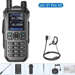 Talkie-walkie Baofeng UV-21 PRO V2 + Ecouteur - LIVRAISON GRATUITE