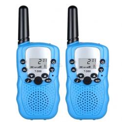 Paire de Talkies-walkies Baofeng T-388 (Bleu) - LIVRAISON GRATUITE