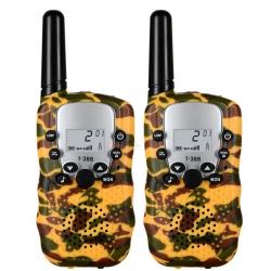 Paire de Talkies-walkies Baofeng T-388 (Camo Jaune) - LIVRAISON GRATUITE