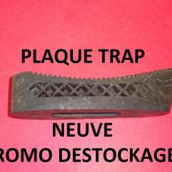 plaque NEUVE fusil TRAP long 137.40mm larg 48mm entraxe 85mm - VENDU PAR JEPERCUTE (YO47)