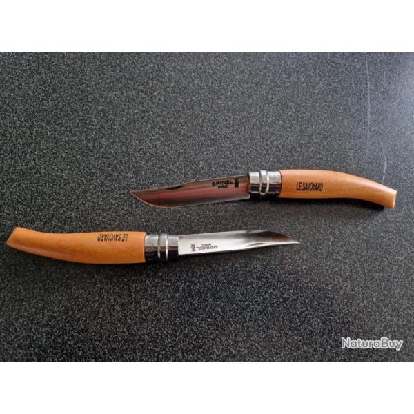 Lot 2 MAGNIFIQUE COUTEAU Opinel N8 inox