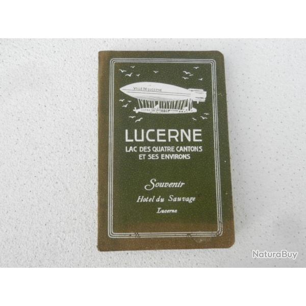 guide Lucerne lac des 4 cantons et ses environs-J.C. Heer-Commission du Bureau Officiel renseig 1910