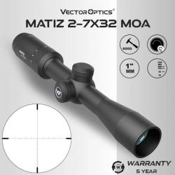 Vector Optics Matiz 2-7X32 Moa  Paiement en 3 ou 4 fois - LIVRAISON GRATUITE !!