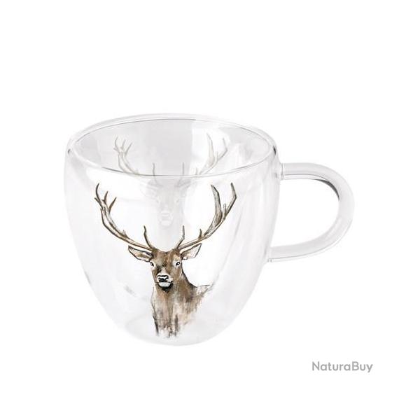 Tasse  th motif cerf