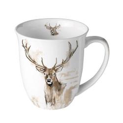 Mug motif cerf