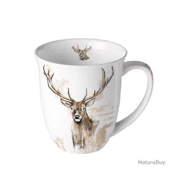 Mug motif cerf