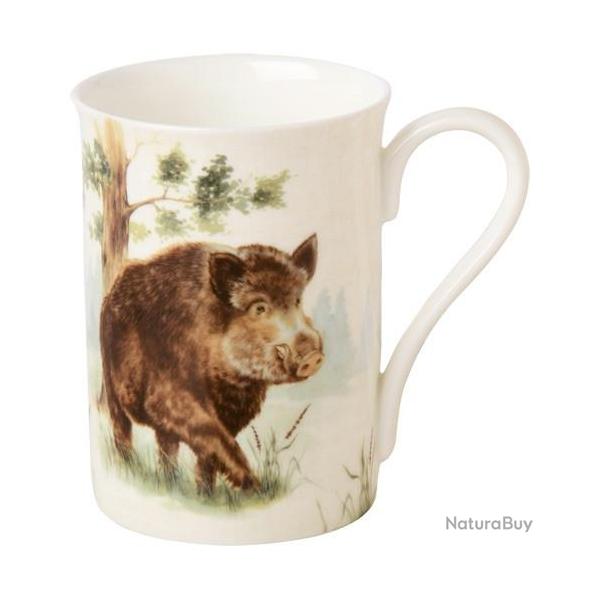 Mug  caf motif sanglier