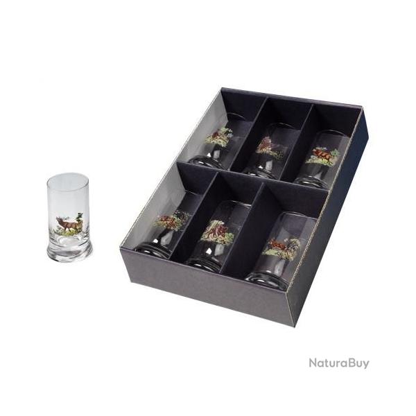 Coffret 6 verres  liqueur