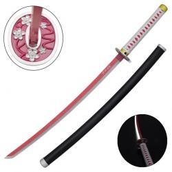 KATANA DECO LAME ACIER ET LED MOTIF DEMON SLAYER ZS663GD