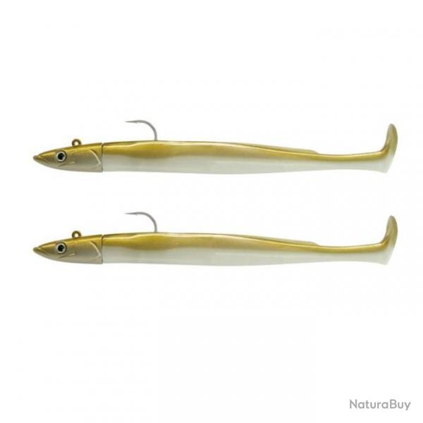 FIIISH CRAZY PADDLE TAIL 120 DOUBLE COMBO OFF SHORE 15G - GOLD