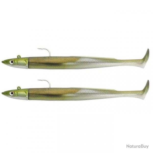 FIIISH CRAZY PADDLE TAIL 120 DOUBLE COMBO OFF SHORE 15G - KHAKI