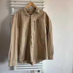 Chemise de chasse Solognac beige