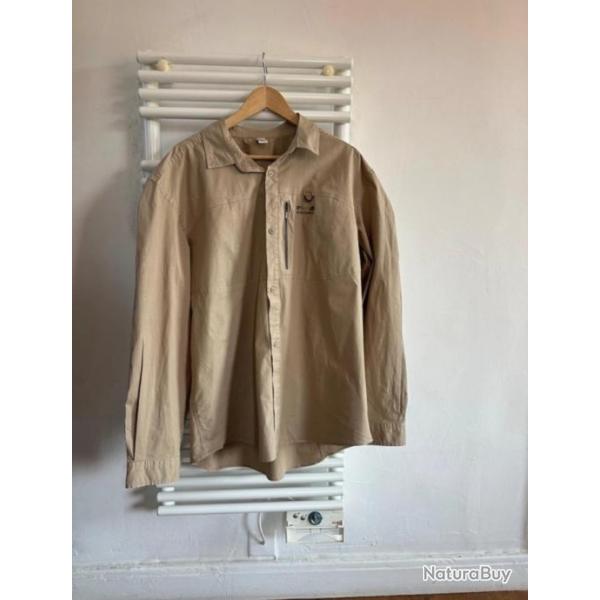 Chemise de chasse Solognac beige