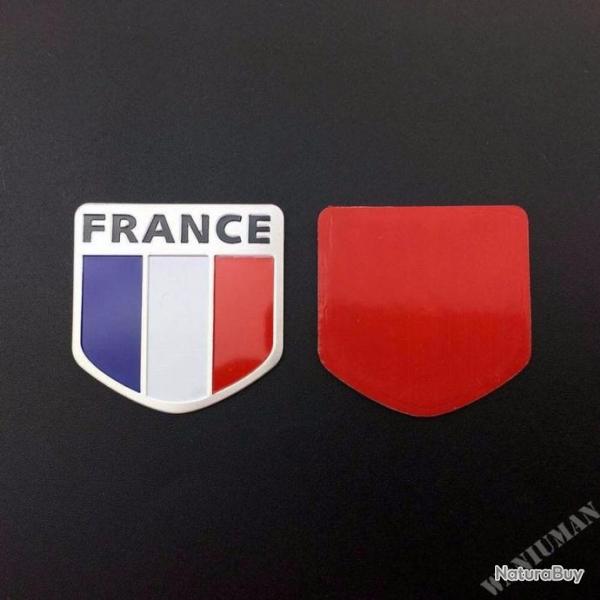 Plaque en mtal FRANCE  pour Voiture de collection MOTO  ou Guitare  Intacte Neuve