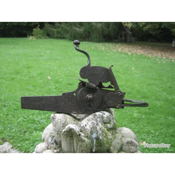 platine a rouet, fin XVI me sicle, arquebuse de guerre germanique, bon tat de fonctionnement